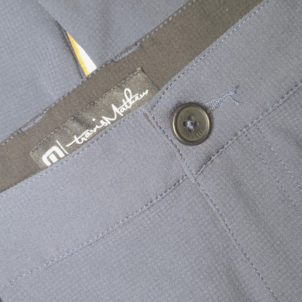 TravisMathew Pants Mens 38 Blue Performance Golf Stretch Casual Dress Pants
